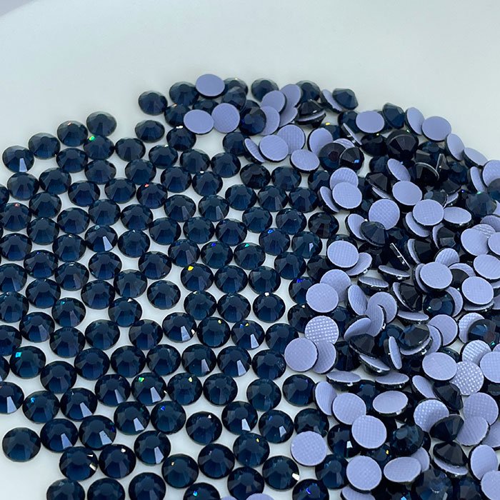 Lead free hot fix stones in flat back rhinestones