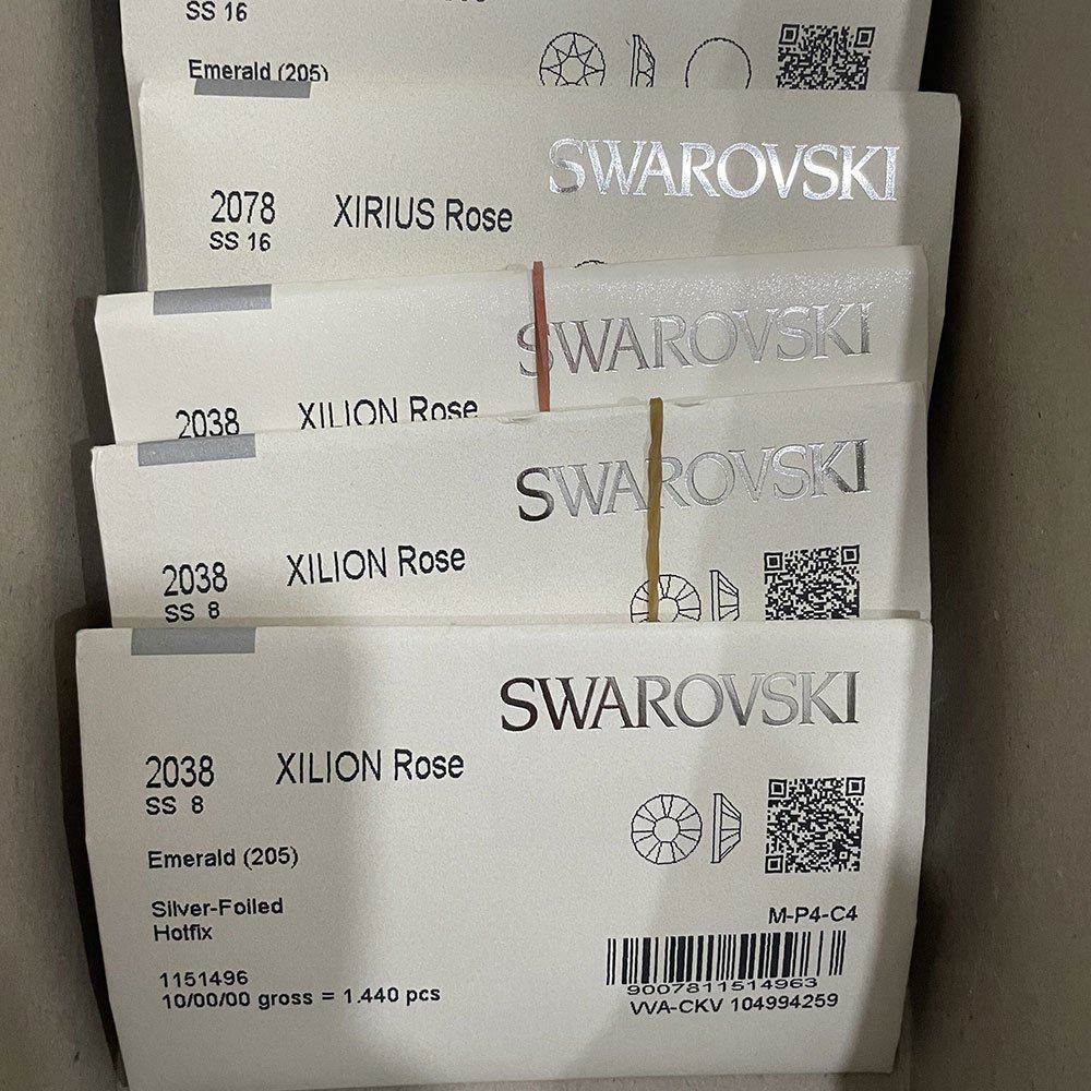 Swarovski cristales hot fix