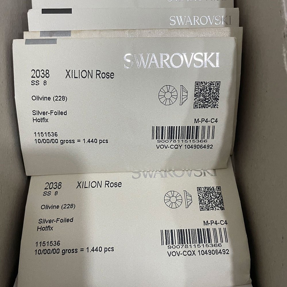 Swarovski cristal ss20 piedras de ricino hot fix