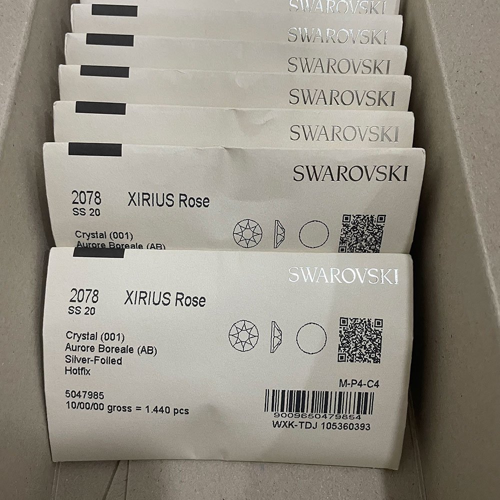 Swarovski 2078 cristal piedras hot fix al por mayor