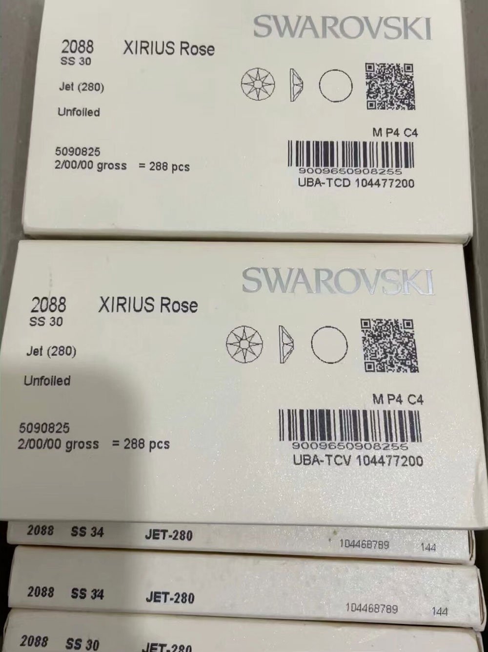 Swarovski 2088 CRSYTAL piedras