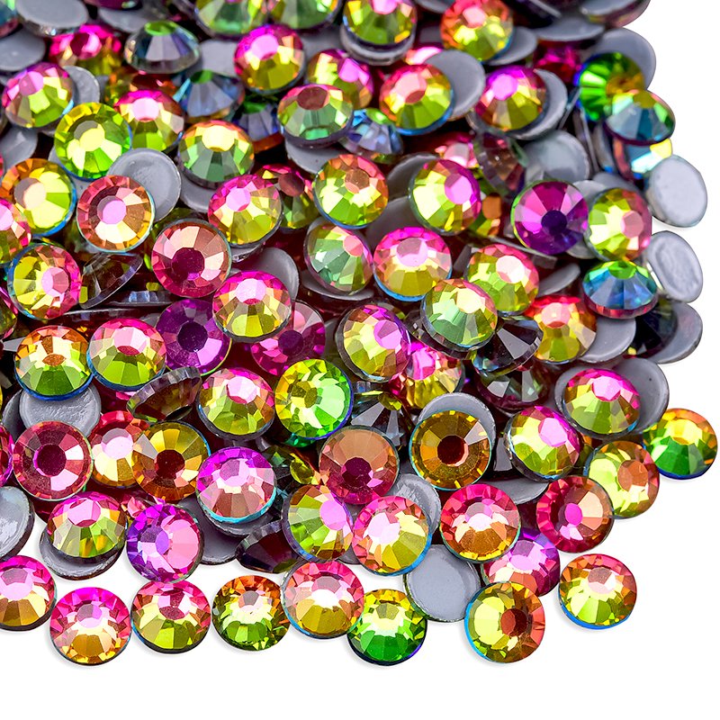 Pedrería hotfix Multicolor SS16 — todas las piedras del arcoíris en una sola bolsa